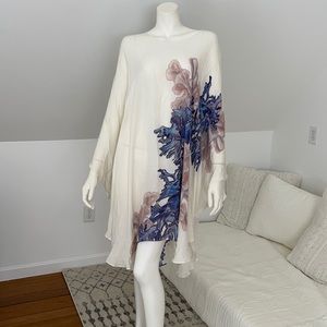 Ala von Auersperg Kaftan Blue Coral One Size